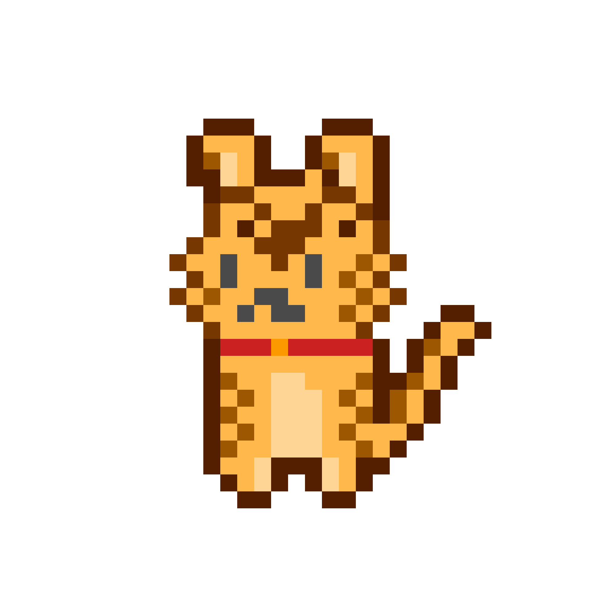 ドット絵のねこ